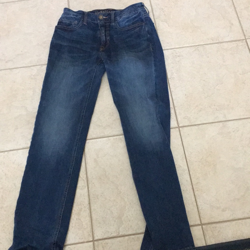 American Eagle 28x32 slim straight jeans